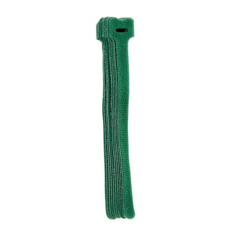 South Main Hardware 8-in  Hook and Loop -lb, Green, 10 Speciality Tie 222172